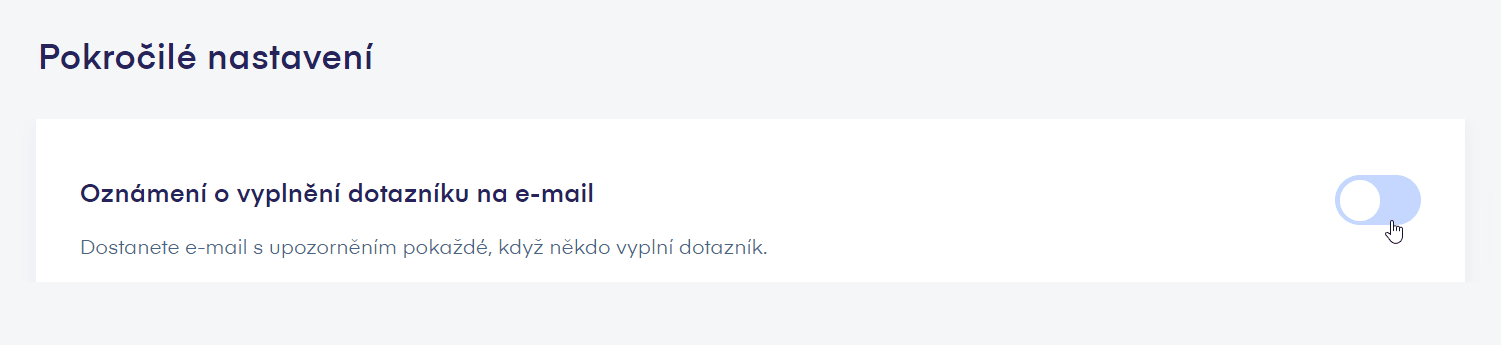 Odpovědi do e-mailové schránky