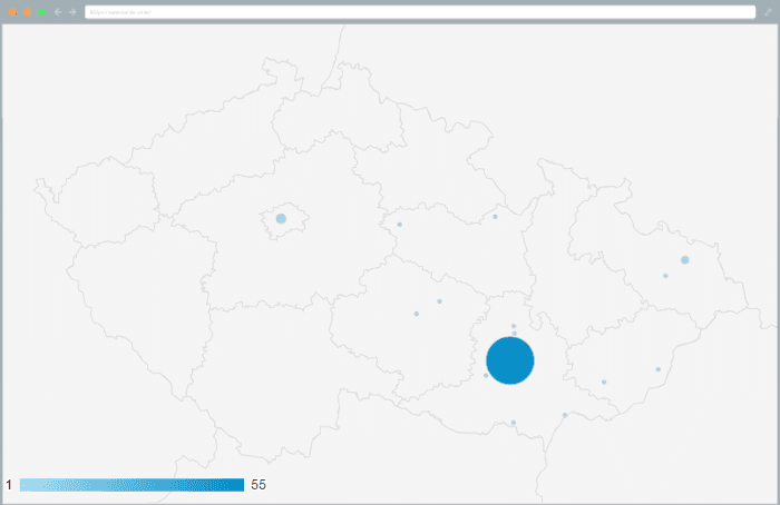 Respondents in individual cities