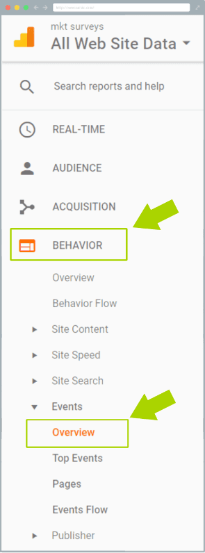 events overview google analytics