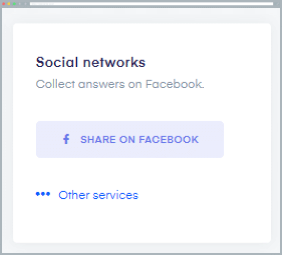 Social networks sharing