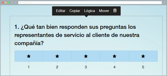 ¿Cómo mover la pregunta? (Clic izquierdo para el menú de pregunta)