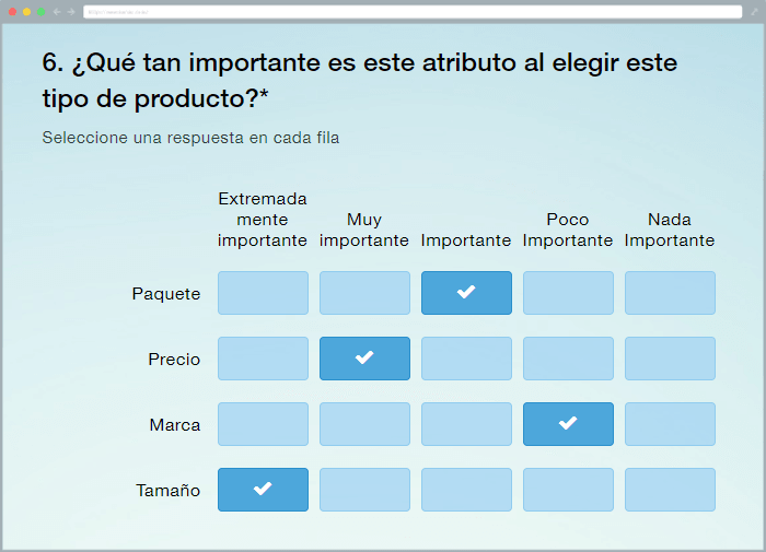 Ejemplo de Matriz