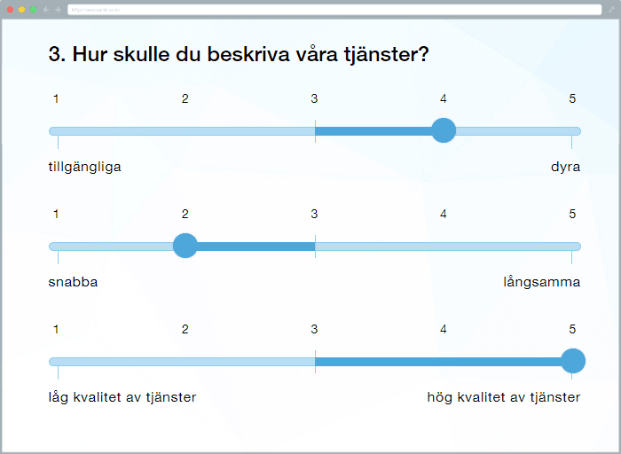 Exempel på semantisk skillnad